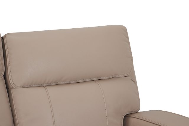 Rhett Taupe Micro Reclining Sofa