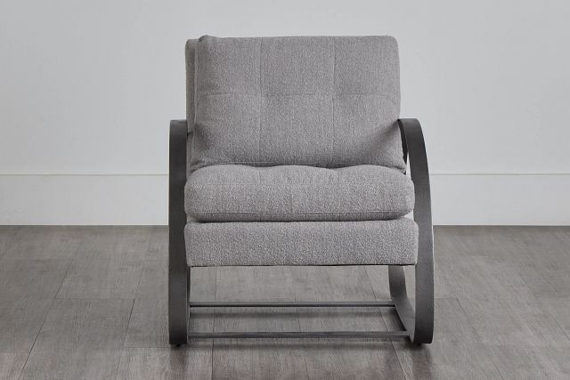 Porter Gray Fabric Accent Chair