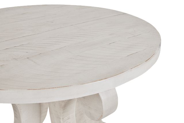 Sonoma Ivory Round Chairside Table