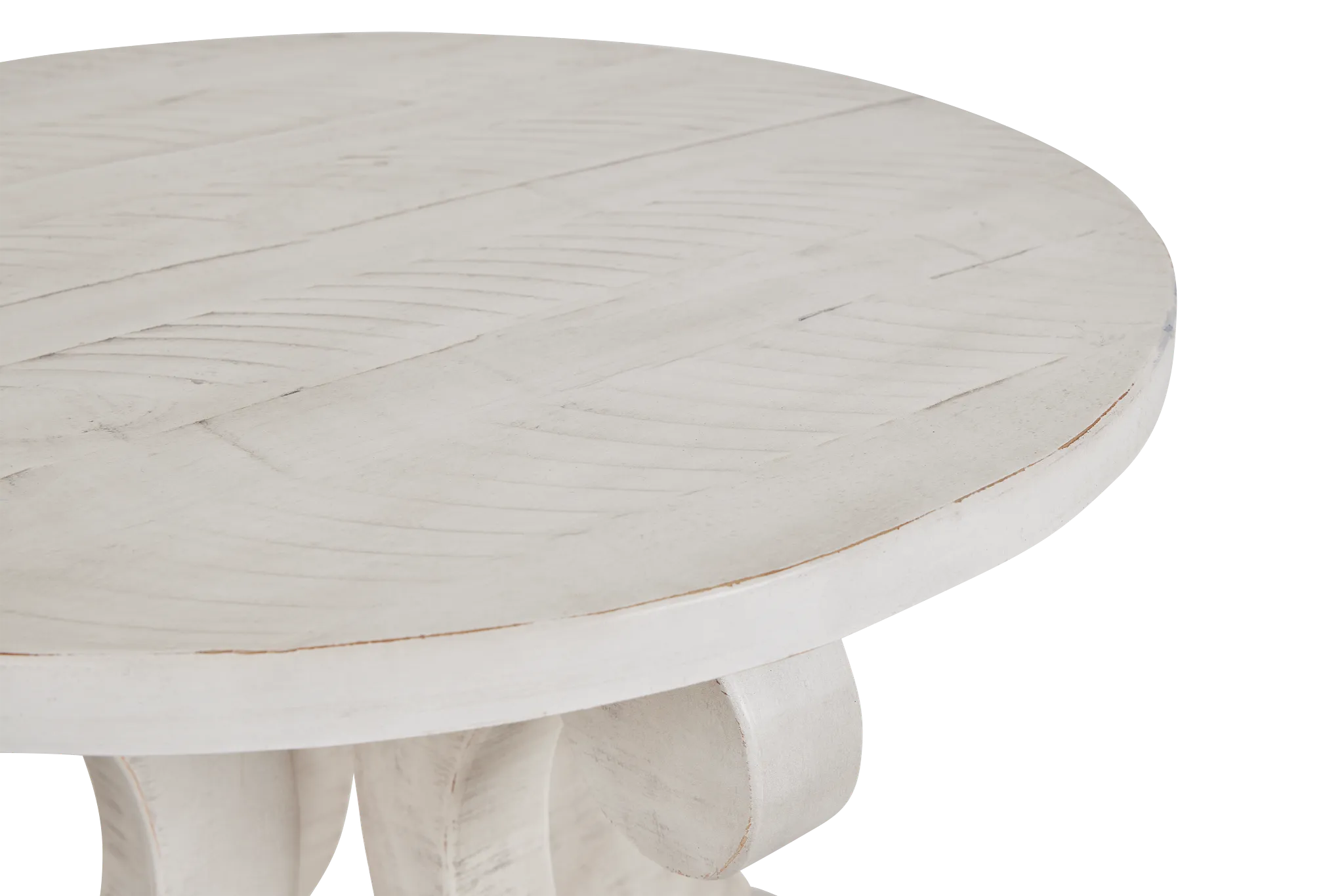 Sonoma Ivory Round End Table