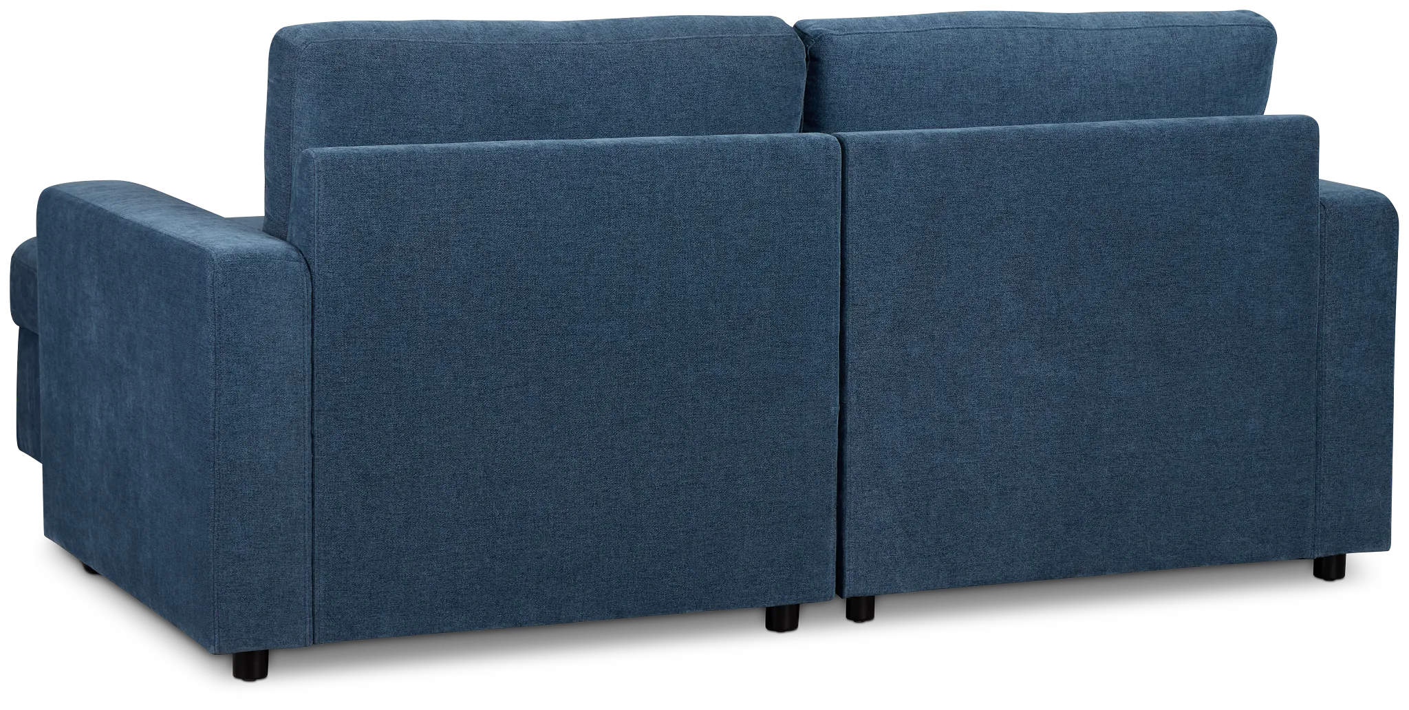 Addie Blue Fabric 4-piece Pit Storage Sectional