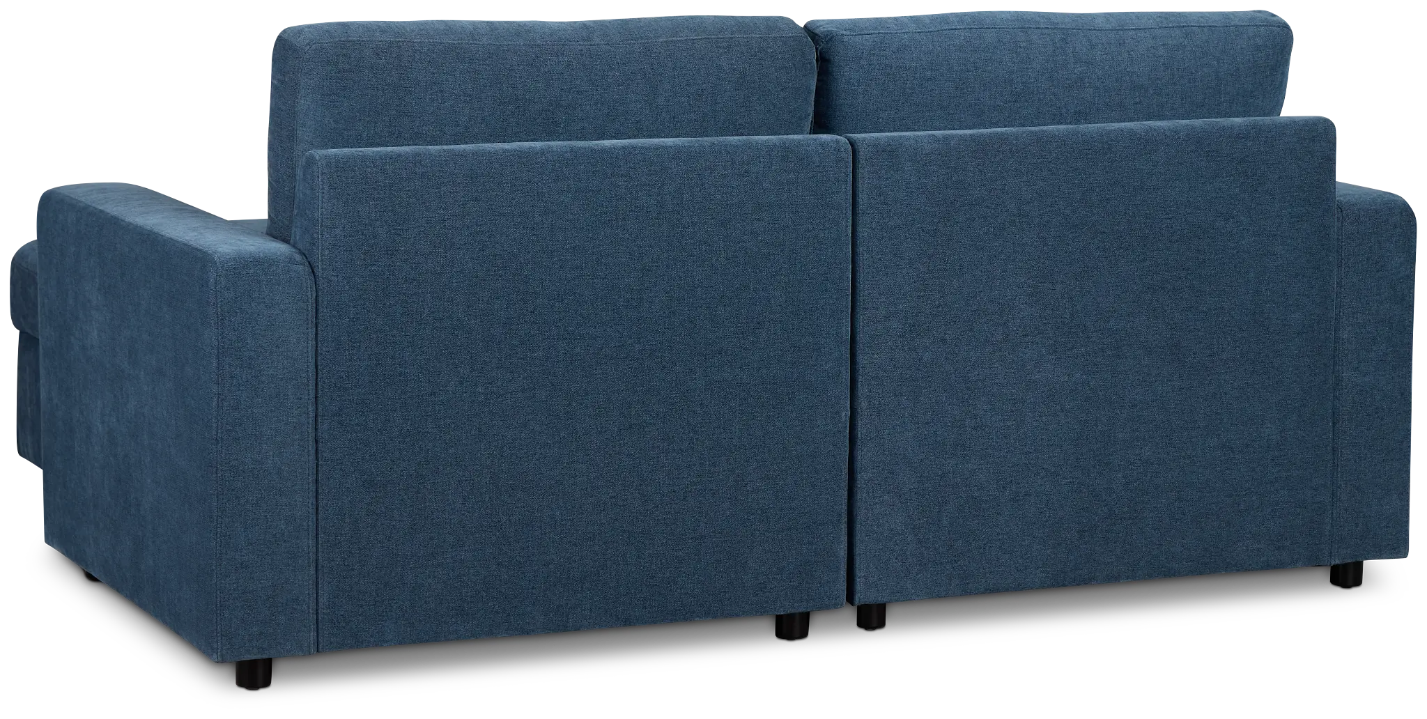 Addie Blue Fabric 4-piece Pit Storage Sectional Addie Blue Fabric 4-piece Pit Storage Sectional