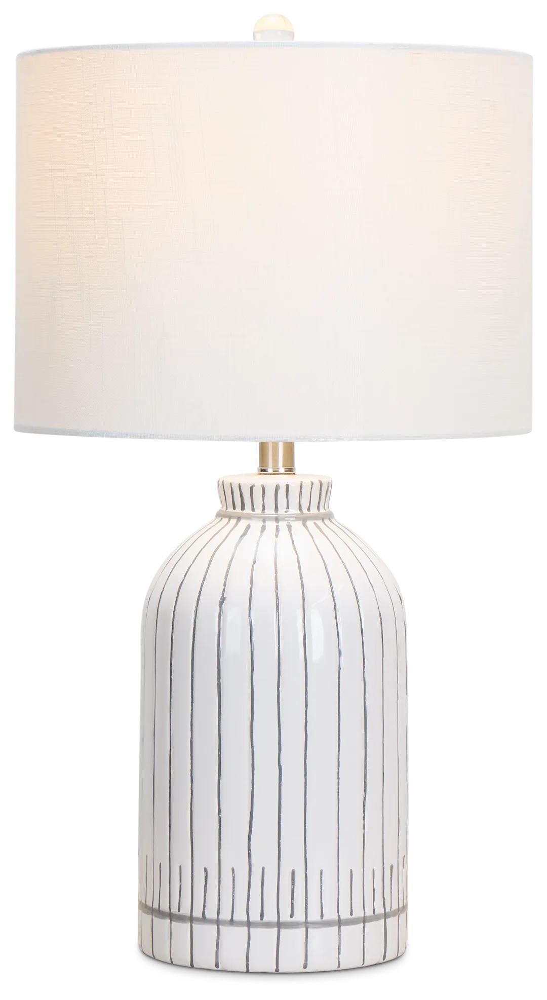Pamina Gray Table Lamp