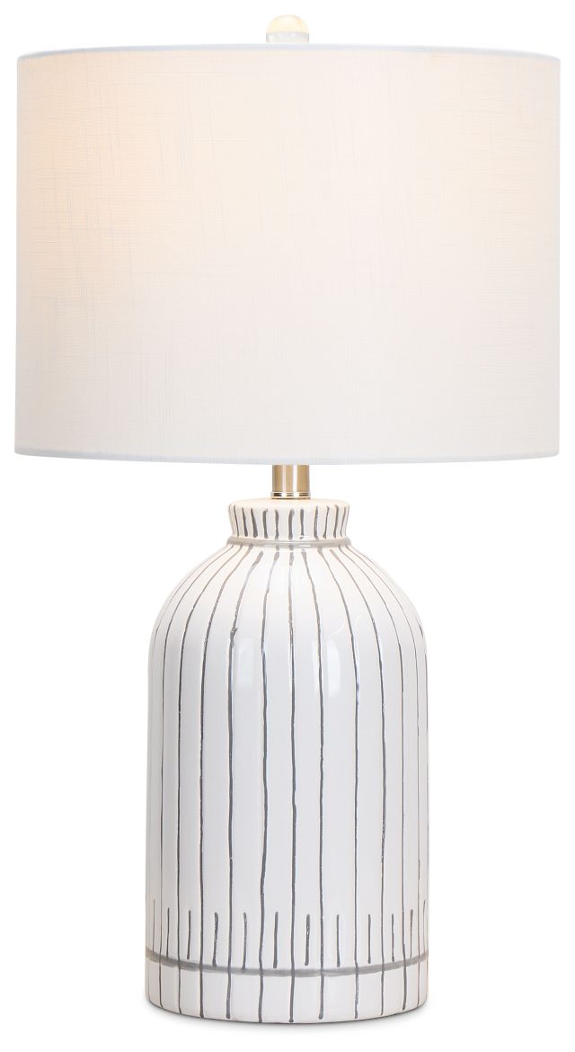 Pamina Gray Table Lamp