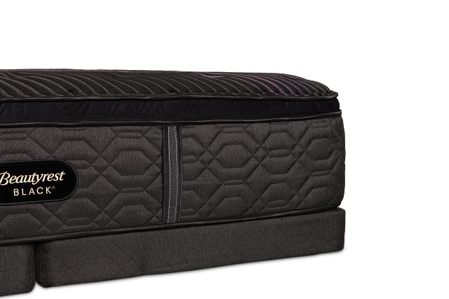 Beautyrest Black Series Two Plush Pillow Top Low-profile Mattress Set