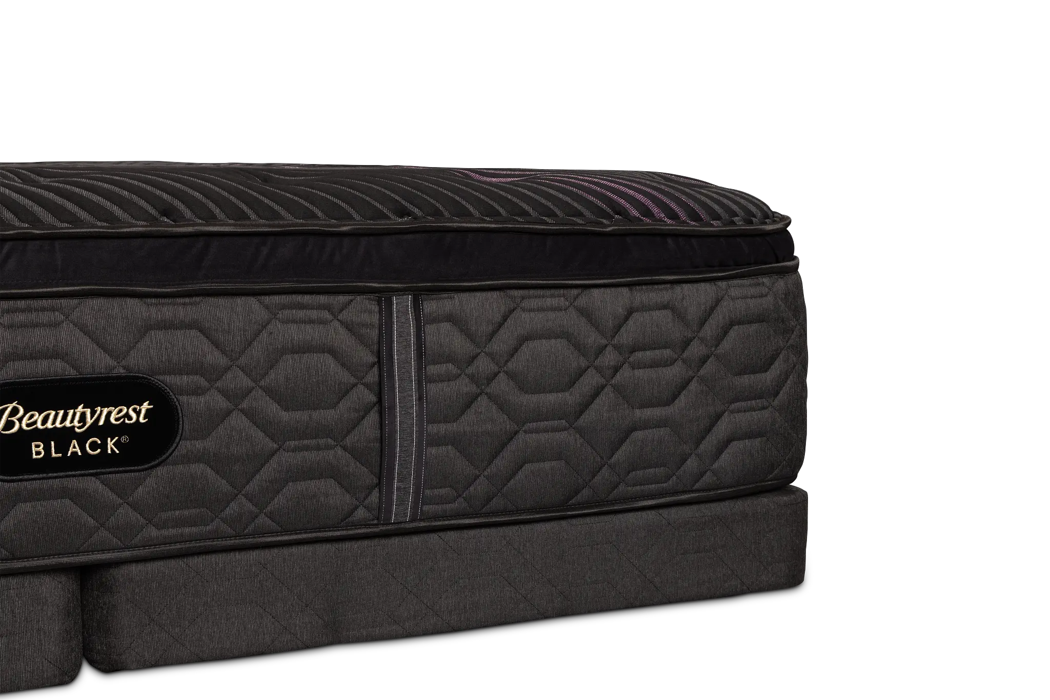 Beautyrest Black Series Two Plush Pillow Top Low-profile Mattress Set Beautyrest Black Series Two Plush Pillow Top Low-profile Mattress Set