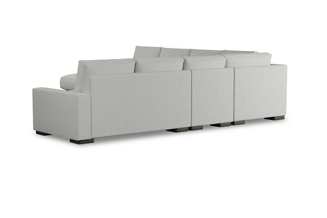 Edgewater Revenue White Large Left Chaise Sectional