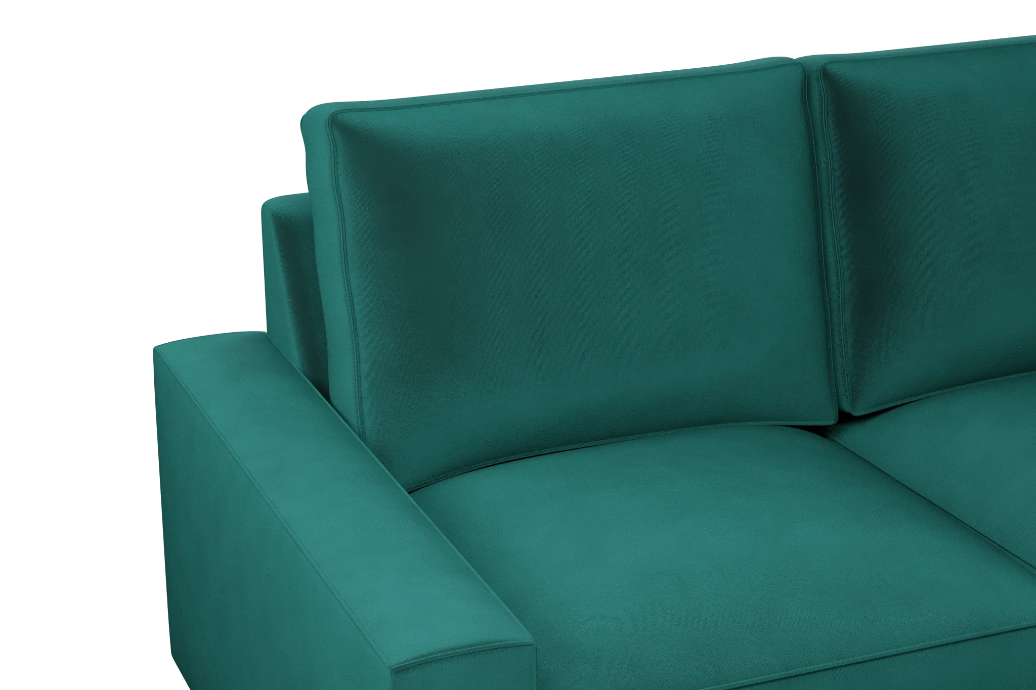 Edgewater Joya Green Medium Right Chaise Sectional