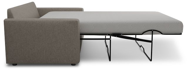 Siesta Elevation Khaki Fabric Memory Foam Sleeper
