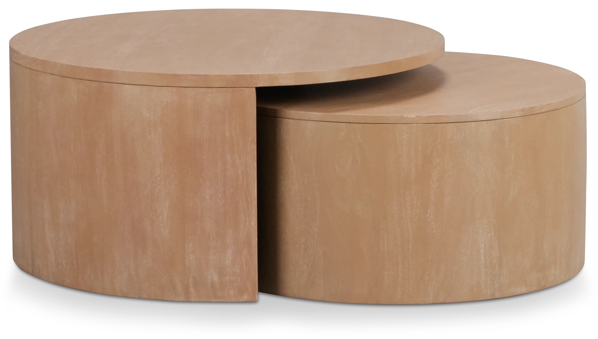 Matteo Light Tone Wood Nesting Coffee Table
