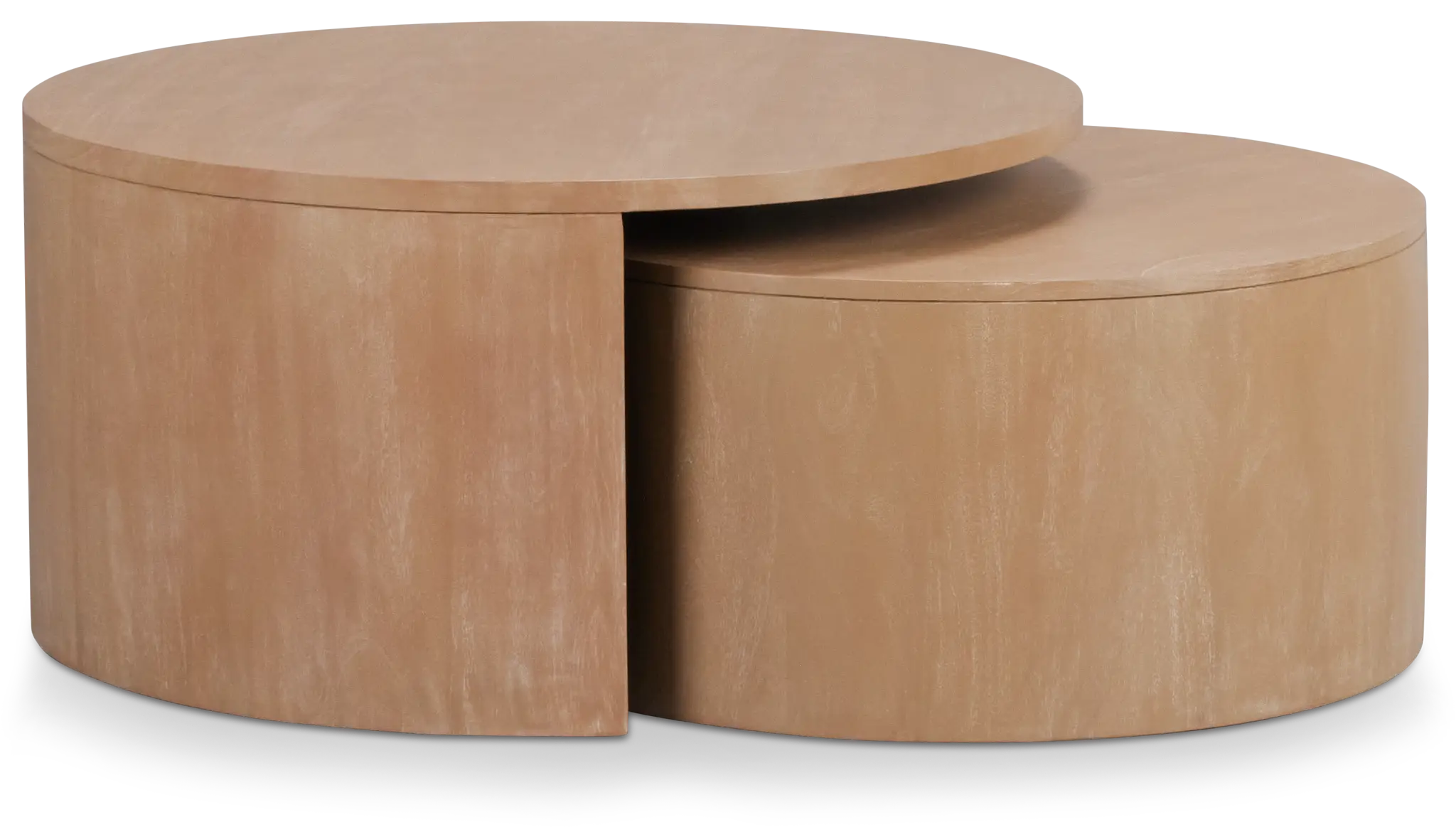 Matteo Light Tone Wood Nesting Coffee Table Matteo Light Tone Wood Nesting Coffee Table