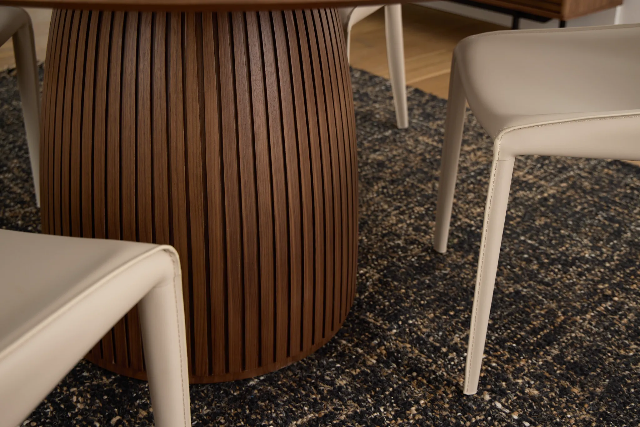 Wayne Two-tone Stone Round Table