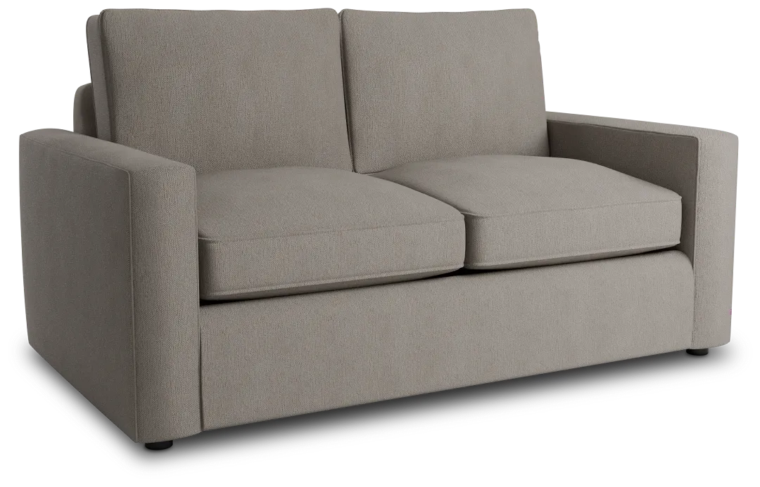 Siesta Revenue Beige Fabric Loveseat