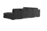 Edgewater Delray Dark Gray Medium Right Chaise Sectional