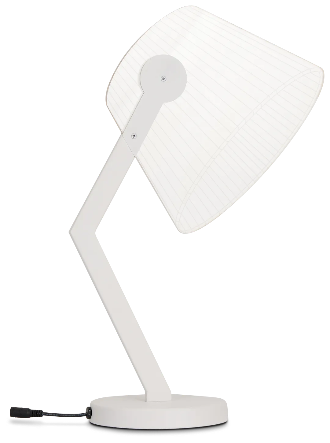 Carli White Table Lamp