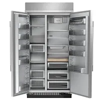 Kitchenaid 748 Series Stainless Steel 48" Built In Side By Side Refrigerator