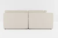 Destin Suave Beige Fabric 8-piece Pit Sectional