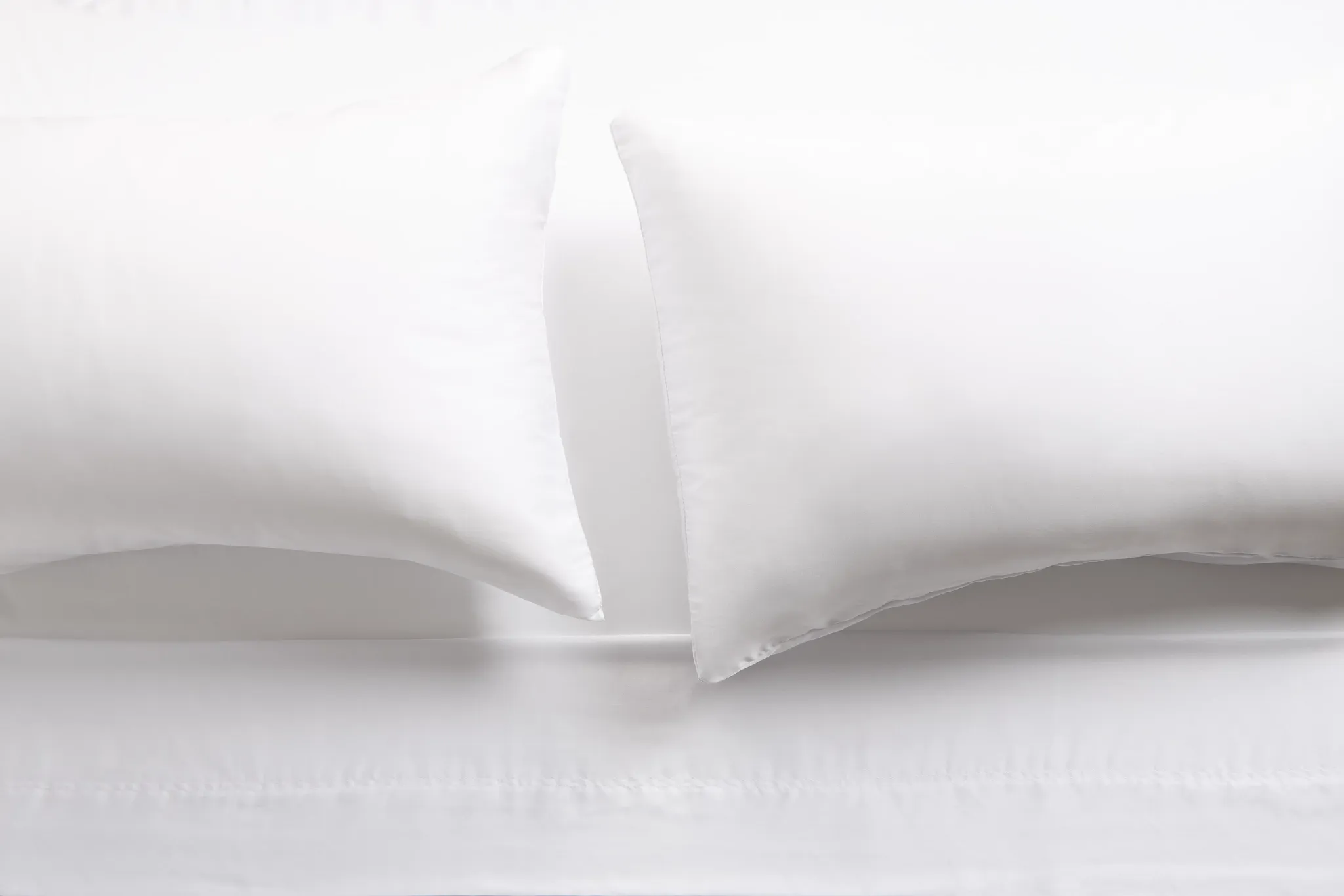 Rest & Renew Cotton Sateen White 300 Thread Set Of 2 Pillowcases