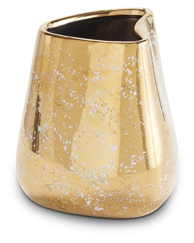 Maya Gold Small Vase