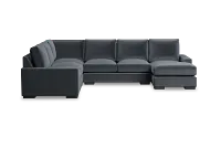 Edgewater Joya Gray Medium Right Chaise Sectional