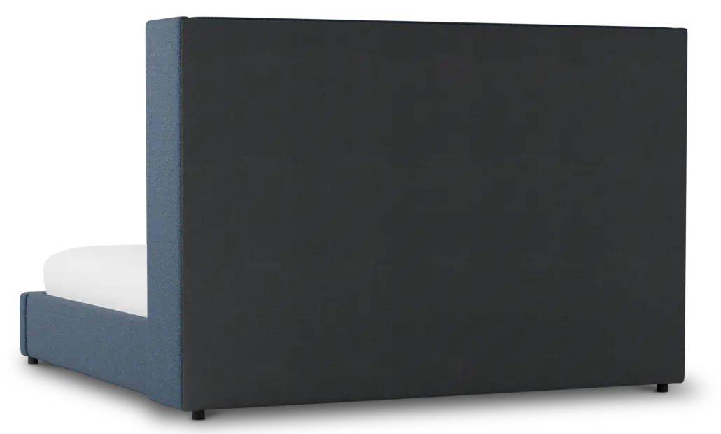 Captiva Elite Dark Blue 60" Upholstered Shelter Bed Captiva Elite Dark Blue 60" Upholstered Shelter Bed