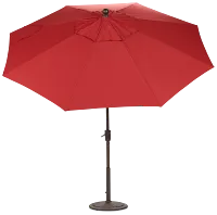 Maui Red Umbrella Set