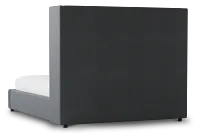 Captiva Joya Gray 60" Upholstered Shelter Bed