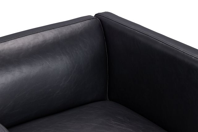 Leone Black Accent Chair