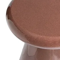 Four Hands Kika Red Concrete Round End Table