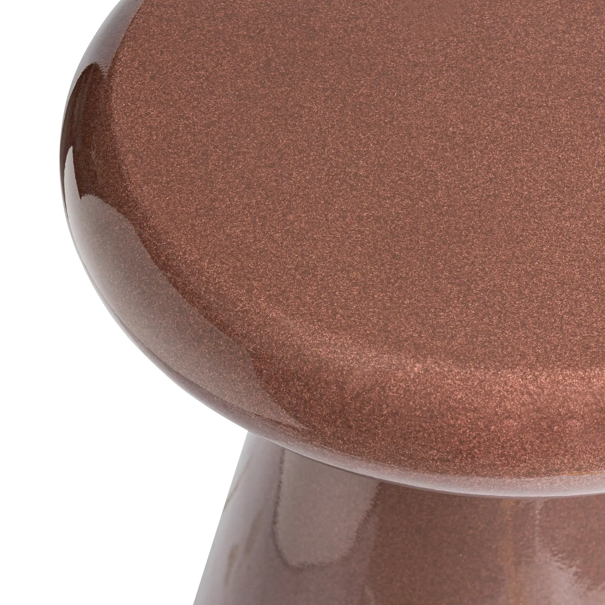 Four Hands Kika Red Concrete Round End Table Four Hands Kika Red Concrete Round End Table