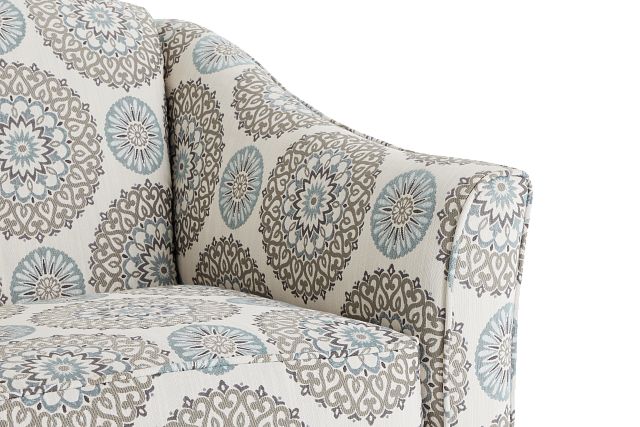 Meadow Multicolored Fabric Accent Chair (7)