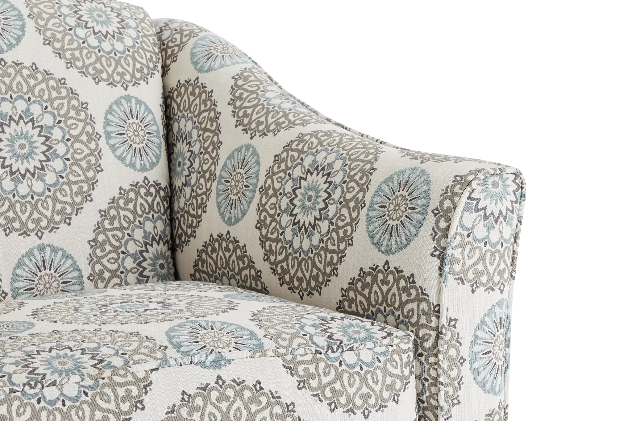 Meadow Multicolored Fabric Accent Chair Meadow Multicolored Fabric Accent Chair