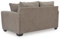 Loreo Taupe Micro Loveseat