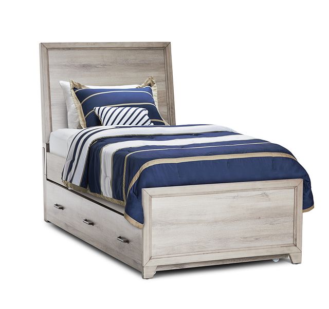 Rivercreek Gray Wood Panel Trundle Bed (0)
