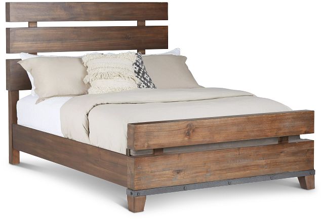 Forge Dark Tone Panel Bed