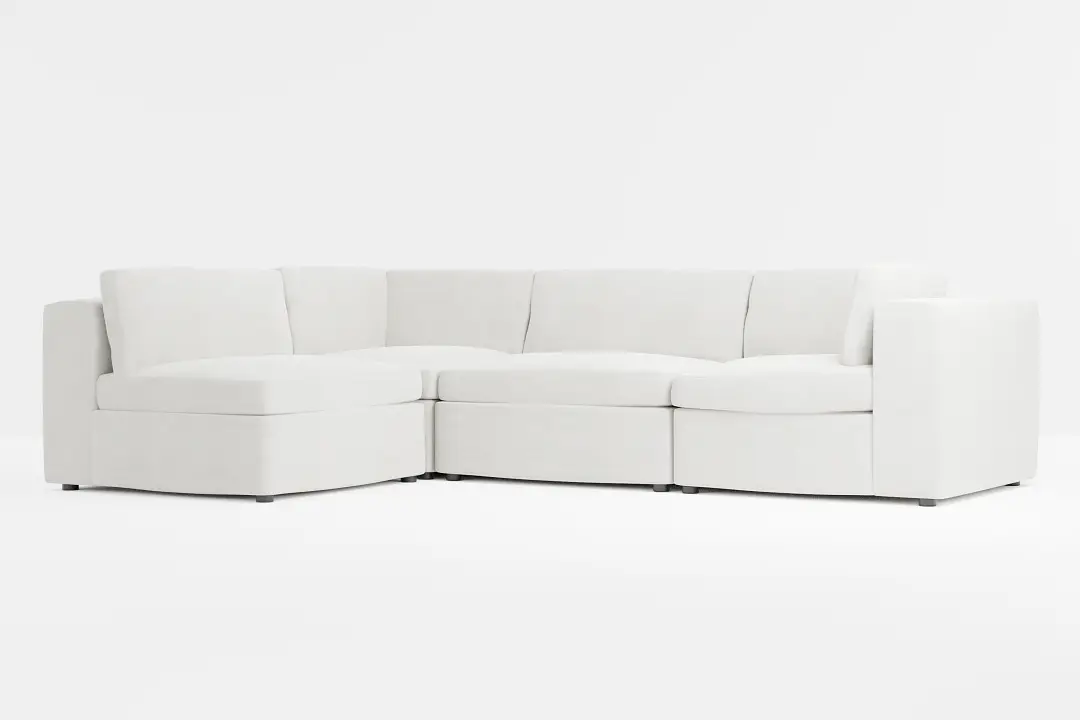 Destin Maguire Ivory Fabric 4-piece Modular Sectional Destin Maguire Ivory Fabric 4-piece Modular Sectional