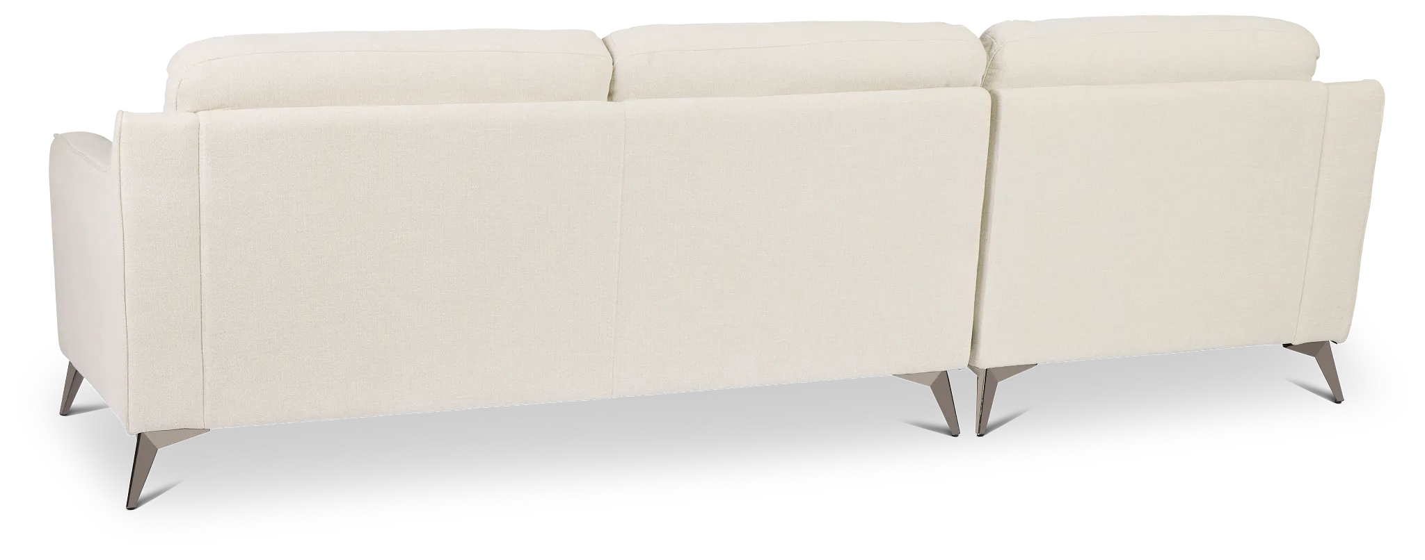 Talia Light Beige Fabric Left Chaise Sectional