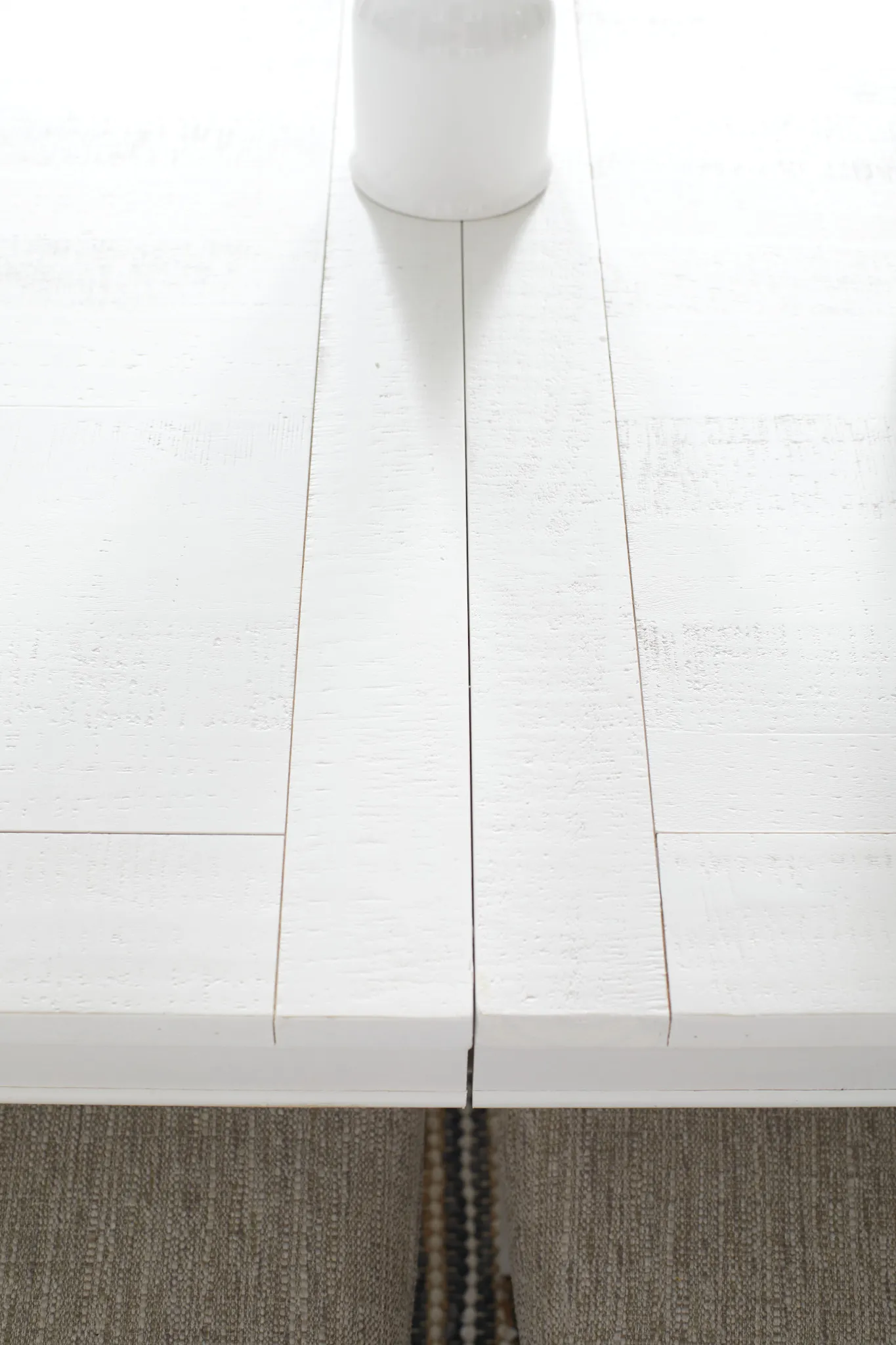 Heron Cove White Trestle Rectangular Table & 4 Wood Chairs