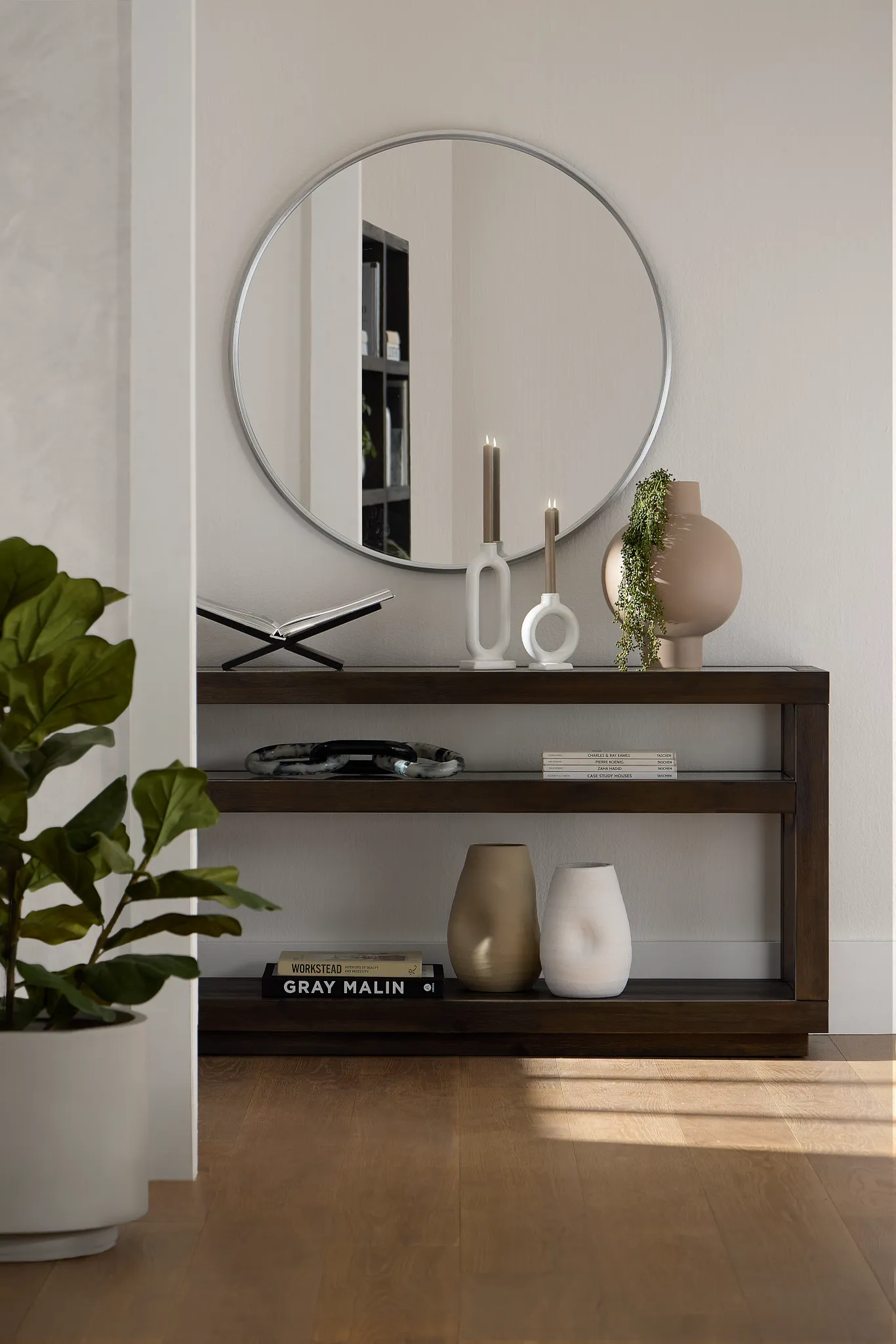 Madden Dark Tone Sofa Table