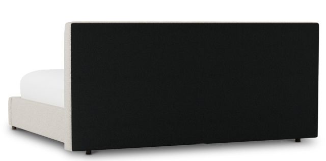 Grayton Gellar Green 44" Upholstered Platform Bed