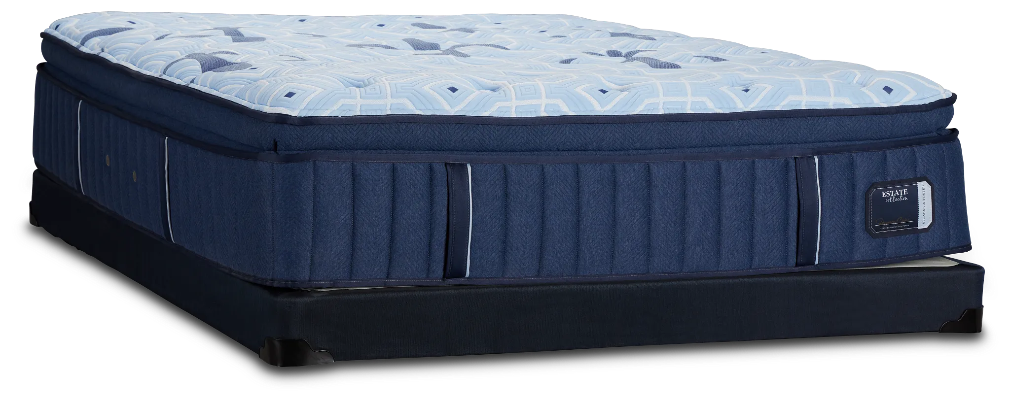 Stearns & Foster Estate Soft Low-profile Mattress Set