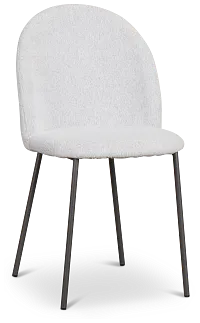 Brentwood Light Gray Upholstered Side Chair