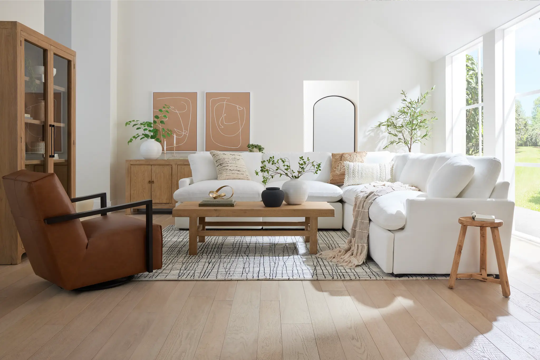 Chiara Light Tone Rectangular Coffee Table Chiara Light Tone Rectangular Coffee Table