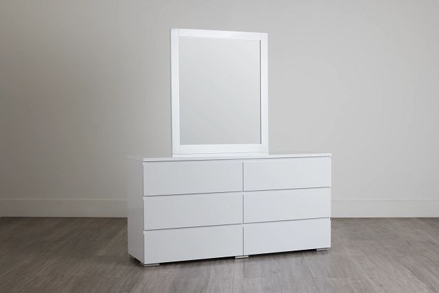 Mirabella White Dresser & Mirror (0)