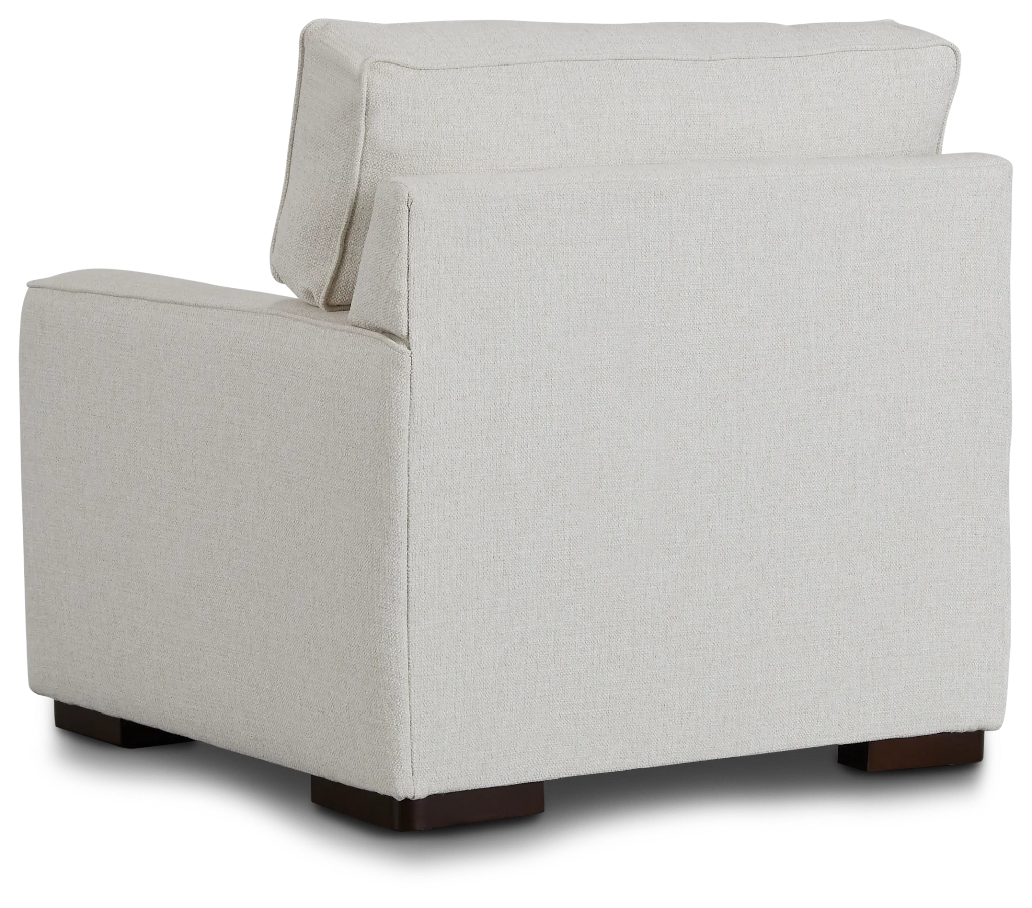 Austin White Fabric Chair