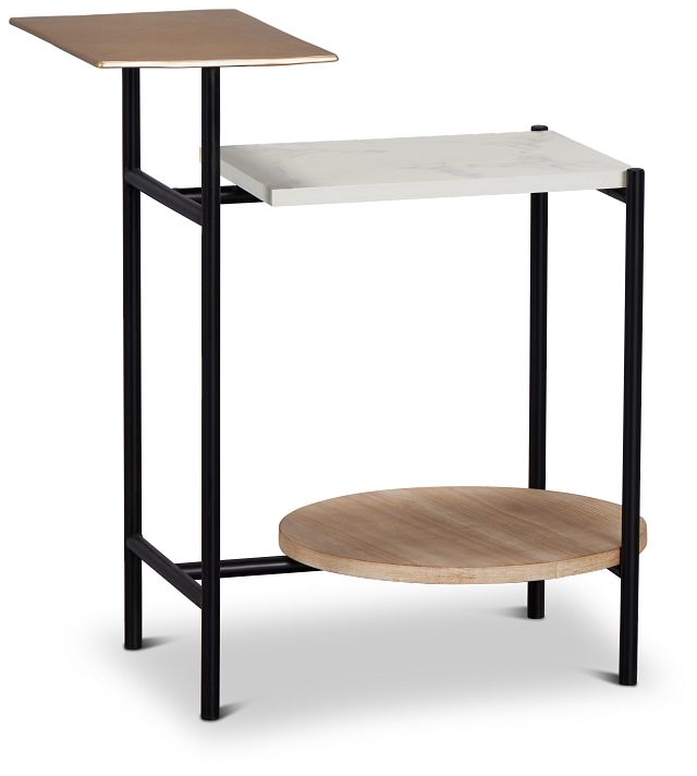 Ellerton Two-tone Rect Accent Table