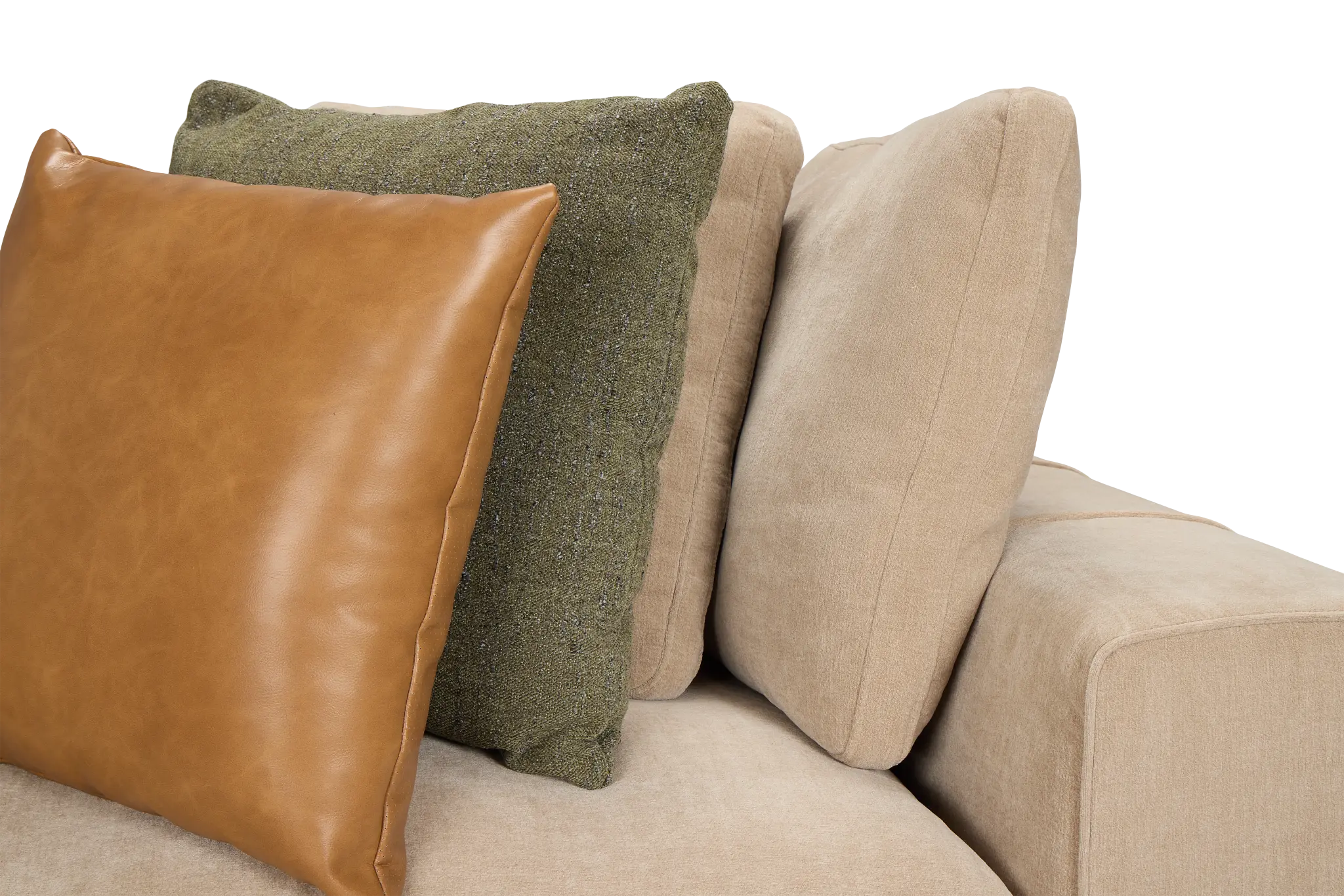 Cruz Light Beige Fabric 5-piece Modular Sectional Cruz Light Beige Fabric 5-piece Modular Sectional