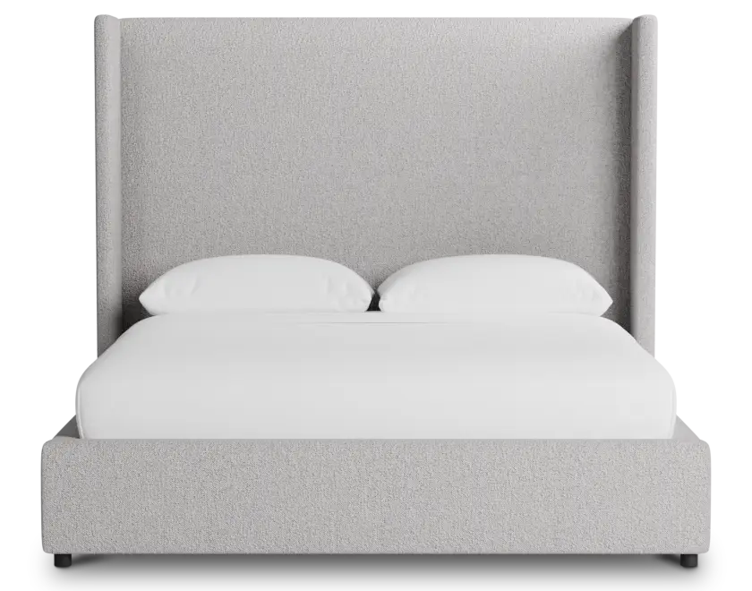 Captiva Elite Gray 60" Upholstered Shelter Bed Captiva Elite Gray 60" Upholstered Shelter Bed