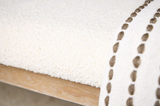 Alton Light Tone Upholstered Dining Bench