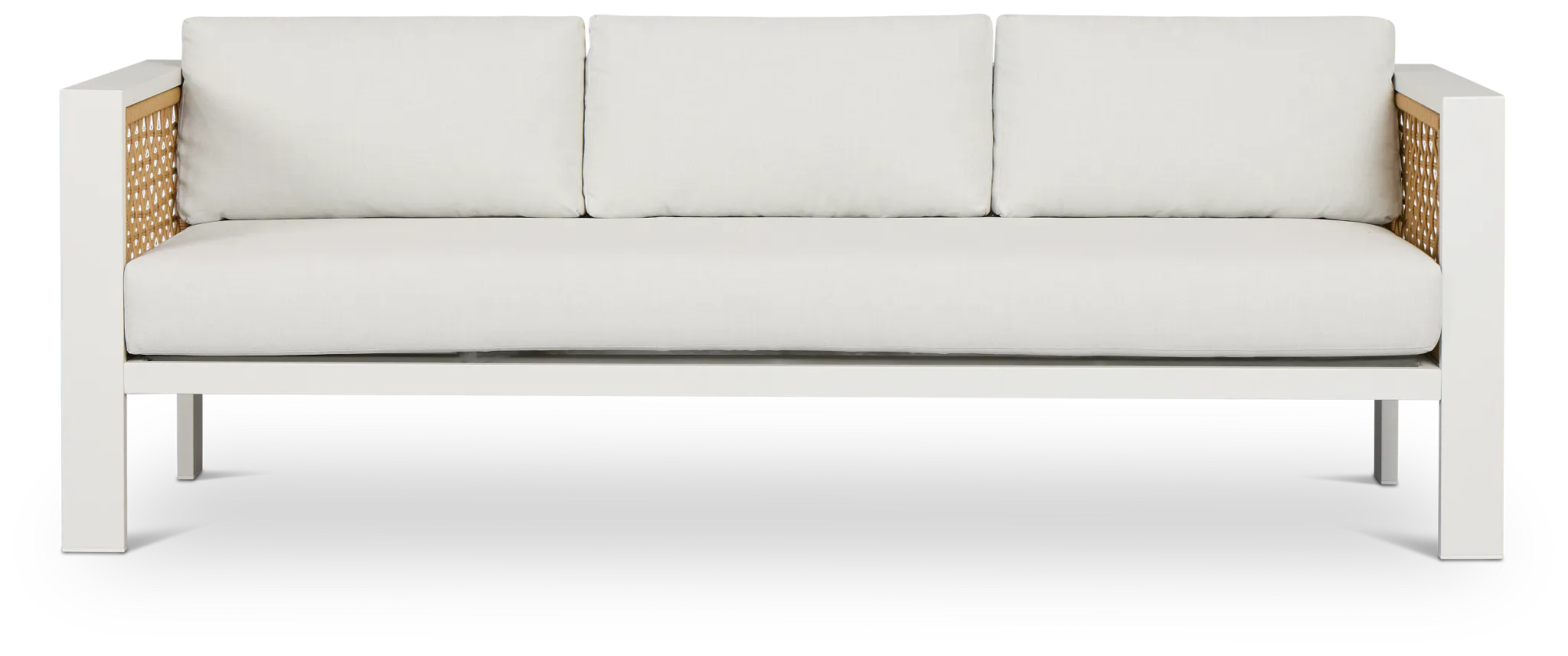 Sunrise White Sofa